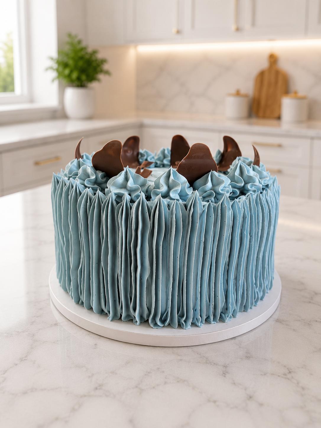 Cake Azul & Chocolate
